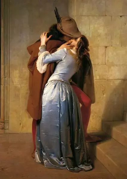 Puzzle 1000 de piese - The Kiss, Francesco Hayez | Ravensburger
