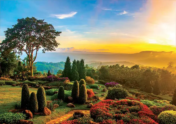 Puzzle 1000 piese - Beautiful Garden | Educa