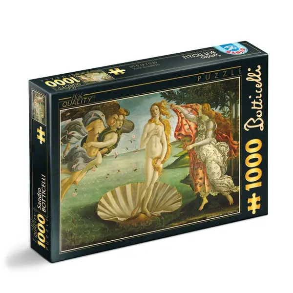Puzzle 1000 Piese D-Toys, Sandro Botticelli, Nasterea lui Venus