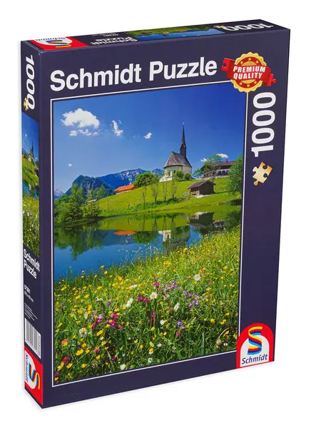 Puzzle 1000 piese - Einsiedlhof and St. Nicholas Church | Schmidt
