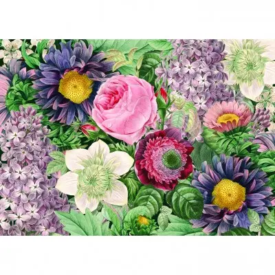 Puzzle 1000 piese - Flowers | Kiub