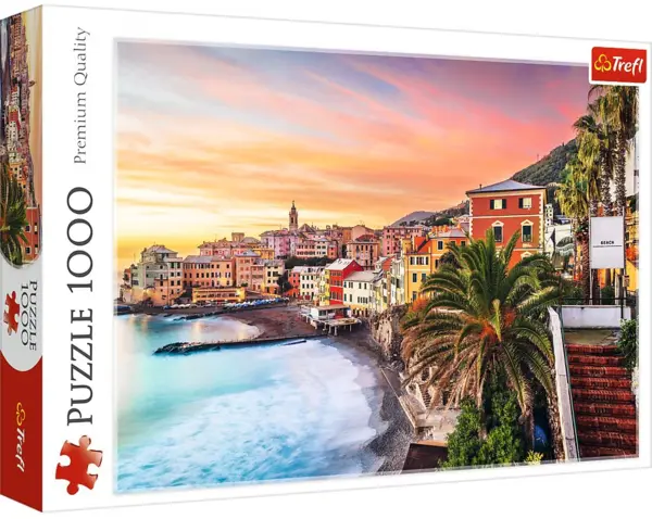 Puzzle 1000 piese - Orasul Bogliasco, Italia | Trefl