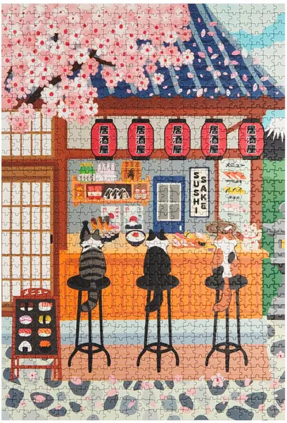 Puzzle 1000 piese - Sushi Cats | Balvi