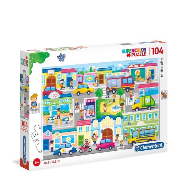 Puzzle 104 piese Clementoni In The City