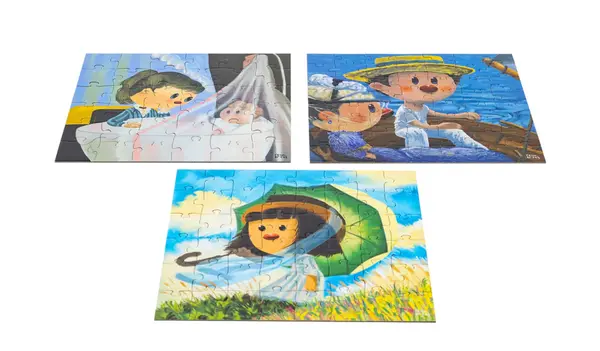 Puzzle 140 piese 3 in 1 - Museum Kidz - Impressionism | Today is art day