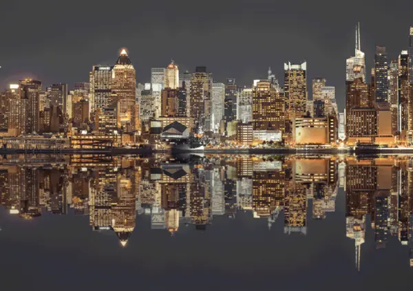 Puzzle 1500 de piese - New York Skyline at Night | Schmidt