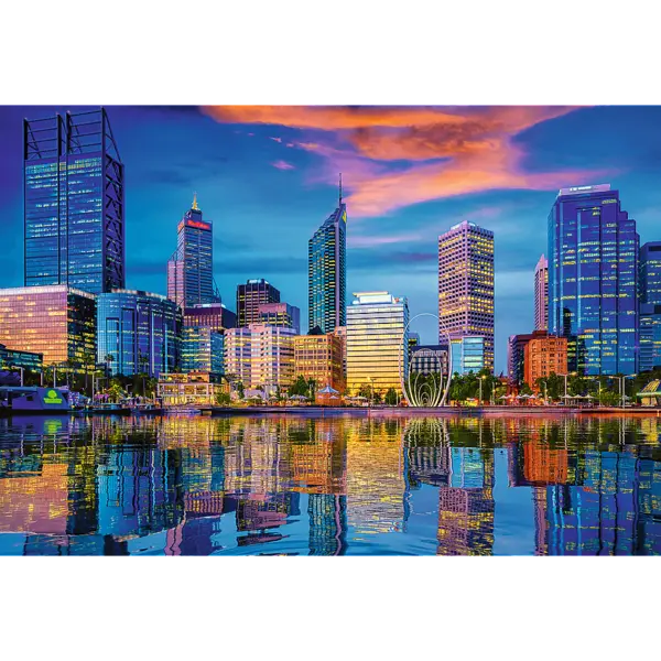 Puzzle 1500 piese - Urban Reflection - Perth - Australia | Trefl