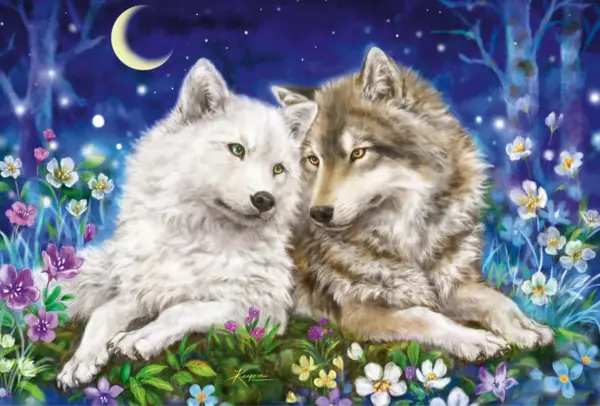 Puzzle 200 piese - Friendly Wolves | Schmidt