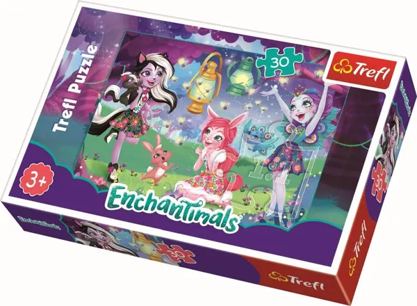 Puzzle 30 piese - Magia Enchantimals | Trefl