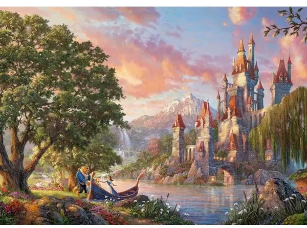 Puzzle 3000 de piese - Thomas Kinkade - Disney Belle's Magical World | Schmidt