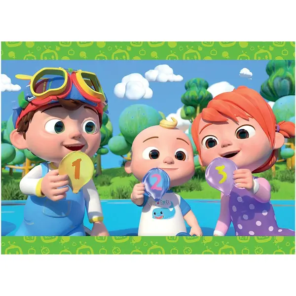 Puzzle 35 piese - Maxi Floor - Cocomelon, Double-Face | Lisciani