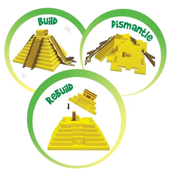 Puzzle 3D - 10 monumente ale lumii | Mapology