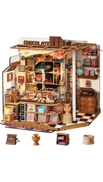 Puzzle 3D 330 piese - Casuta de ciocolata a lui Henry | Robotime