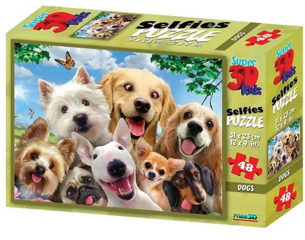 Puzzle 3D, 48 piese - Dog