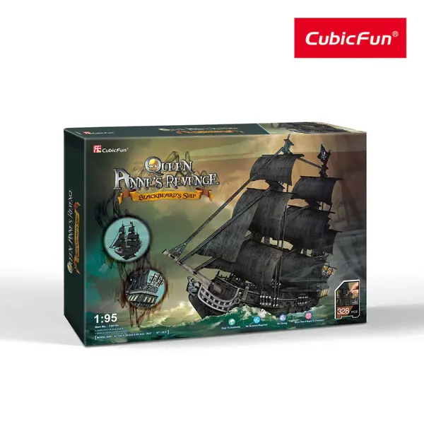 Puzzle 3D Cubic Fun 328 piese nava Regina Ana