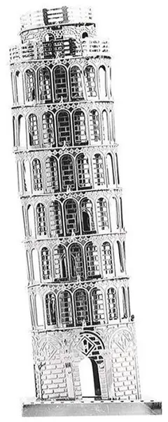 Puzzle 3D de metal Tronico - Turnul din Pisa