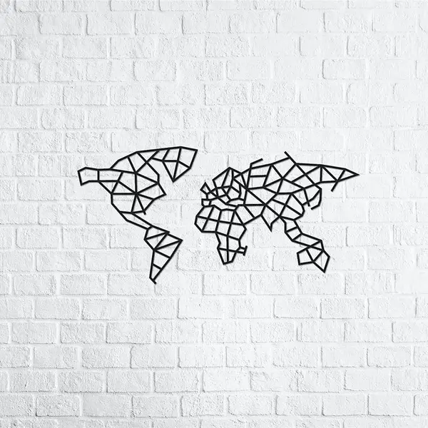Puzzle 3D decorativ - World Map, 324 piese | EWA