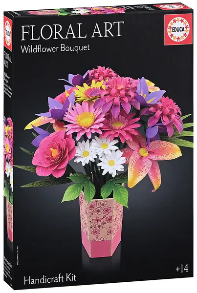 Puzzle 3D Educa - Buchet de flori sălbatice