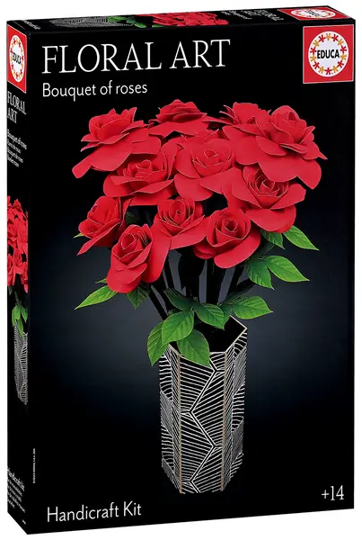 Puzzle 3D Educa - Buchet de trandafiri