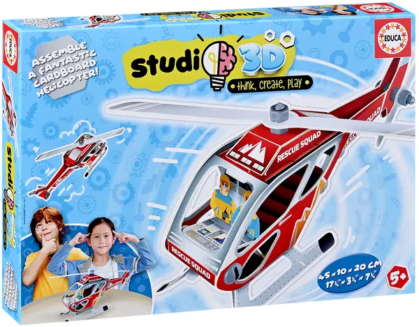 Puzzle 3D Educa de 57 piese - Elicopter