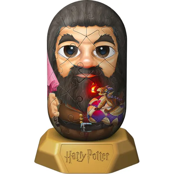 Puzzle 3D - Hylkies Harry Potter - Mini figurina de colectie Rubeus Hagrid, 54 piese | Ravensburger