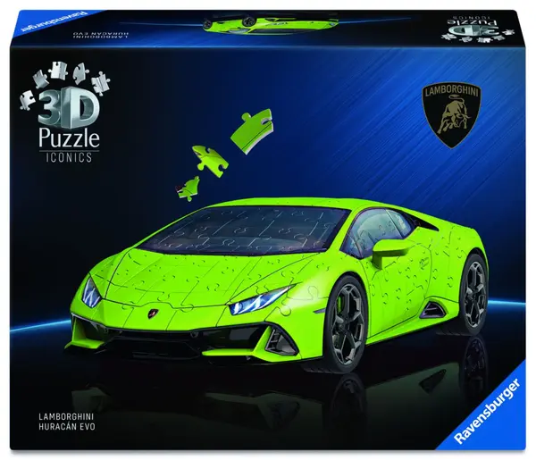 PUZZLE 3D ICONICS LAMBORGHINI HURACAN EVO VERDE
