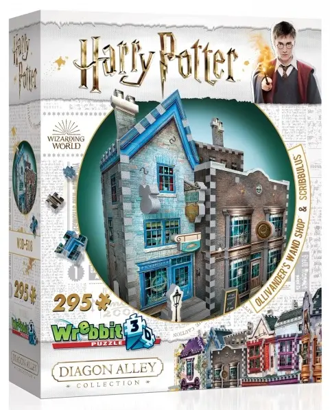 Puzzle 3D - Ollivander’s Wand Shop And Scribbulus | Wrebbit 3D
