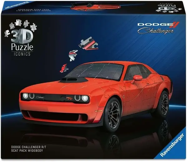 Puzzle 3D Ravensburger din 108 piese - Dodge Chall. R/T Scat Pack Widebody