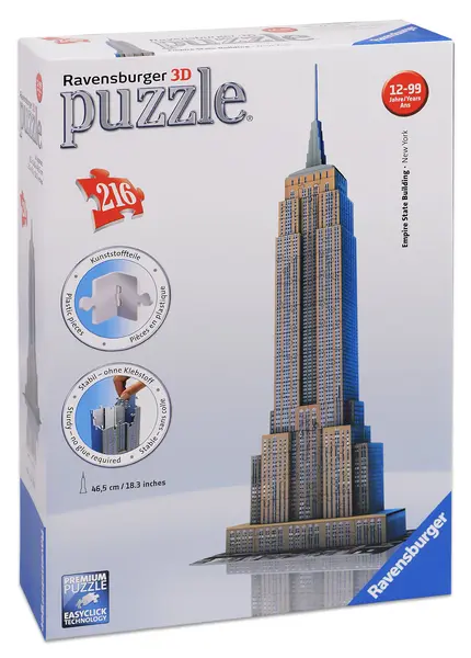 Puzzle 3D Ravensburger din 216 de piese - Empire State Building
