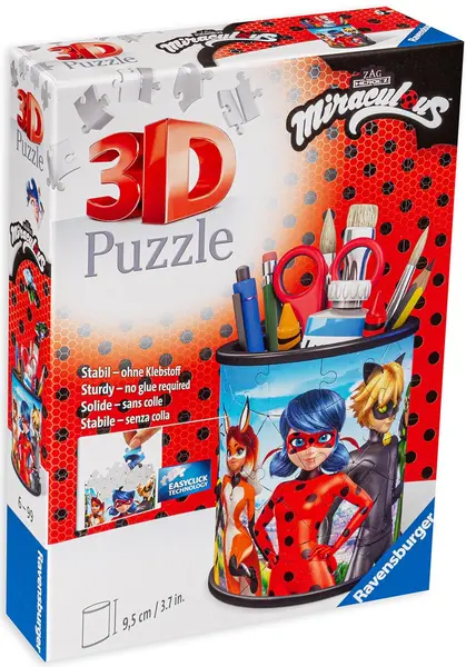 Puzzle 3D Ravensburger din 54 de piese - Mega-minunile Buburuzei