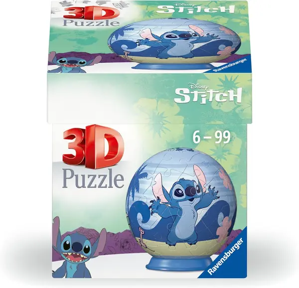 Puzzle 3D Ravensburger din 54 piese - Disney: Stitch