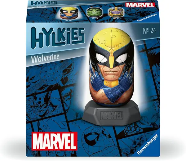 Puzzle 3D Ravensburger din 54 piese - Marvel: Wolverine
