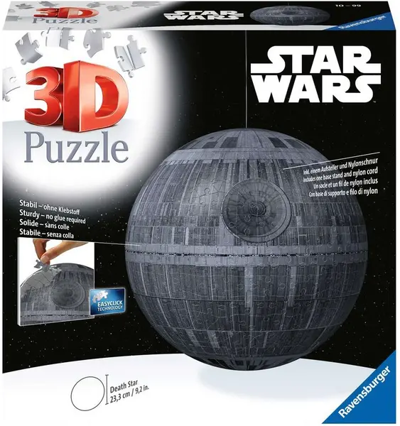 Puzzle 3D Ravensburger din 540 de piese - Războiul Stelelor: Steaua Morții