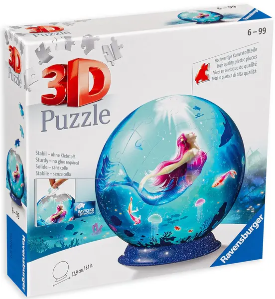Puzzle 3D Ravensburger din 72 de piese - Sirene