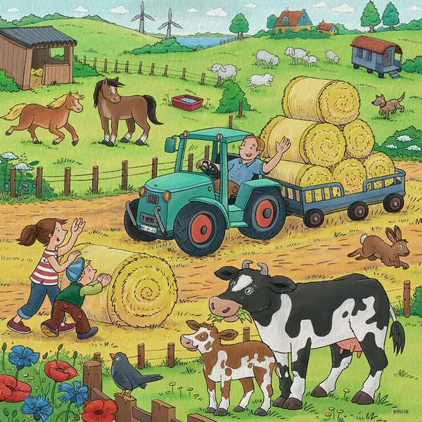 Puzzle 3x49 piese - Farm | Ravensburger