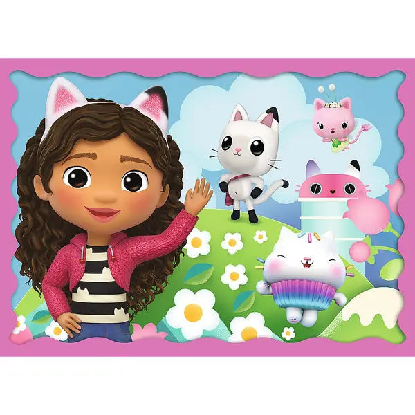 Puzzle 4 in 1 - Gabbys Dollhouse - Aventurile lui Gabby | Trefl