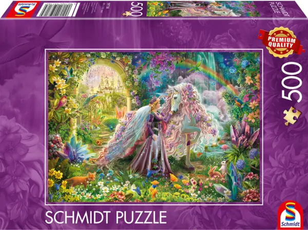 Puzzle 500 piese - Calatorie de vis cu unicornul | Schmidt