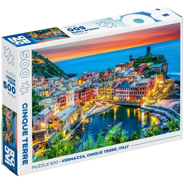 Puzzle 500 Piese, Cinque Terre, Italia, Roovi