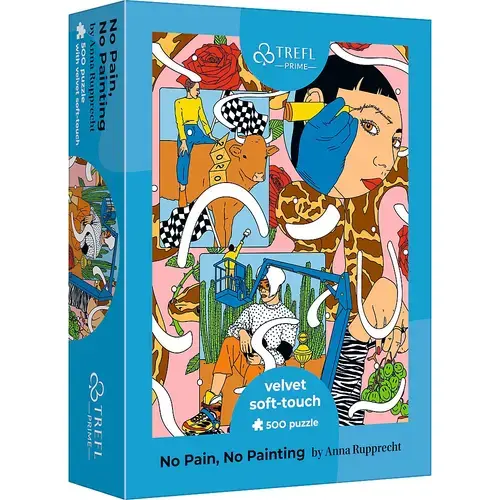Puzzle 500 piese - Moda feminina - Velvet Soft-Touch - Trefl