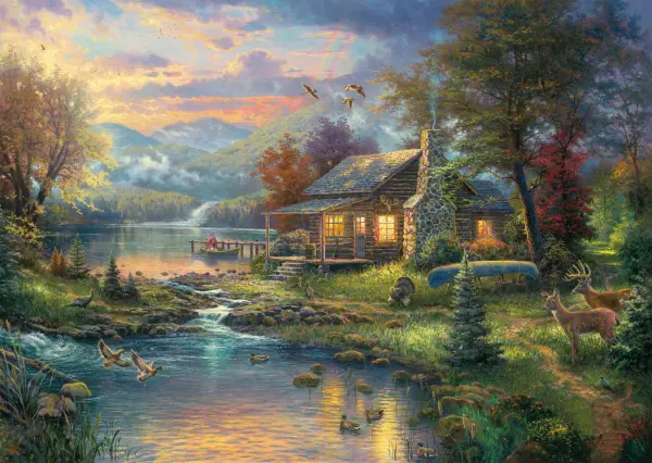 Puzzle 500 piese - Thomas Kinkade - Nature's Paradise | Schmidt