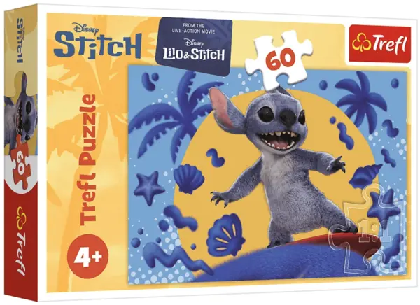 Puzzle 60 piese - Lilo & Stitch (A Day with Stitch) - Trefl | Trefl