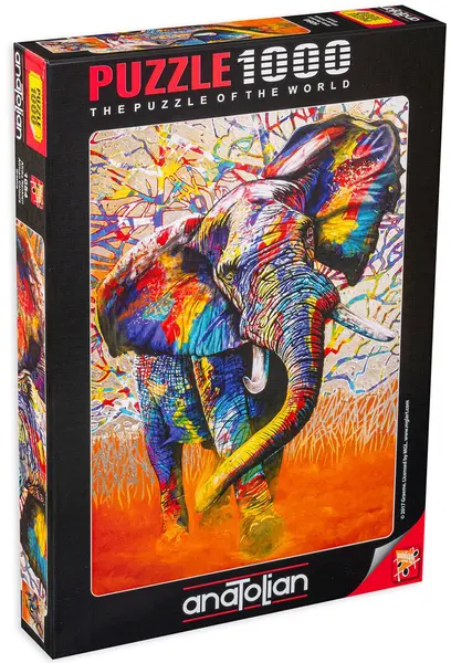 Puzzle Anatolian din 1000 de piese - Culori din Africa