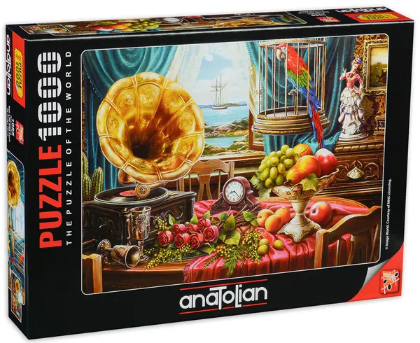 Puzzle Anatolian din 1000 de piese - Gramofon, Marty H. Segelbaum