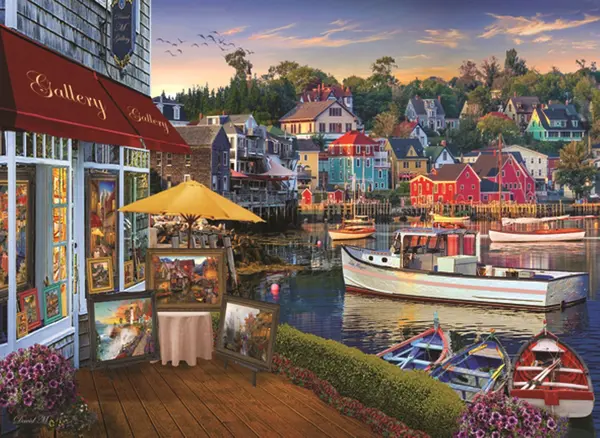 Puzzle Anatolian din 1000 de piese - Harbour Gallery, David MacLean