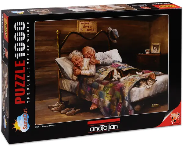 Puzzle Anatolian din 1000 de piese - Nu este un loc mai frumos ca acasa, Diane Dengel