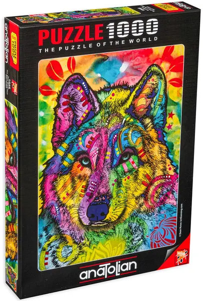 Puzzle Anatolian din 1000 de piese - The Stare of the Wolf, Dean Russo
