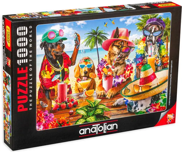 Puzzle Anatolian din 1000 de piese - Tropical party