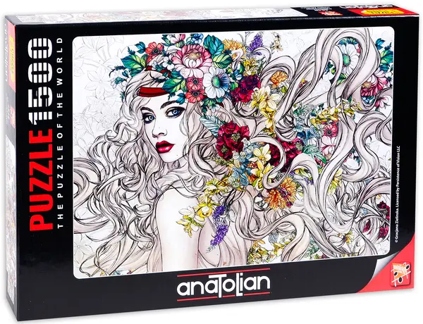 Puzzle Anatolian din 1500 de piese - Puterea florilor, Gratziana Zielinska