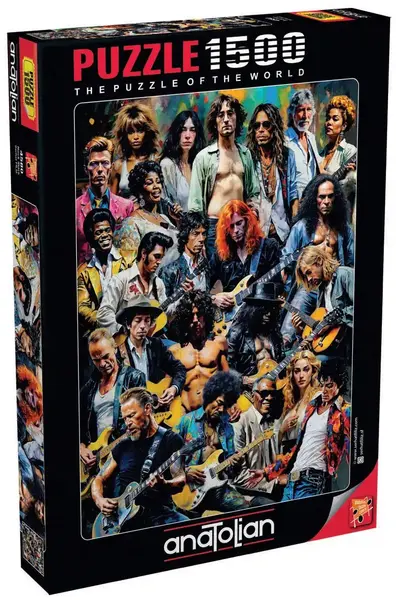 Puzzle Anatolian din 1500 piese - Vedete rock