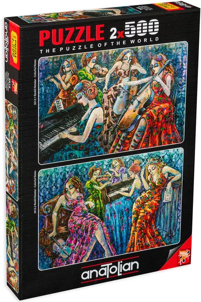 Puzzle Anatolian din 2 x 500 de piese - Colorful Notes